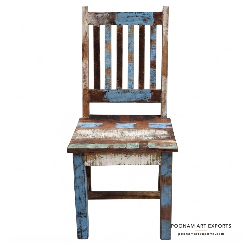Restaurant Dining Chair in Reclaimed Wood